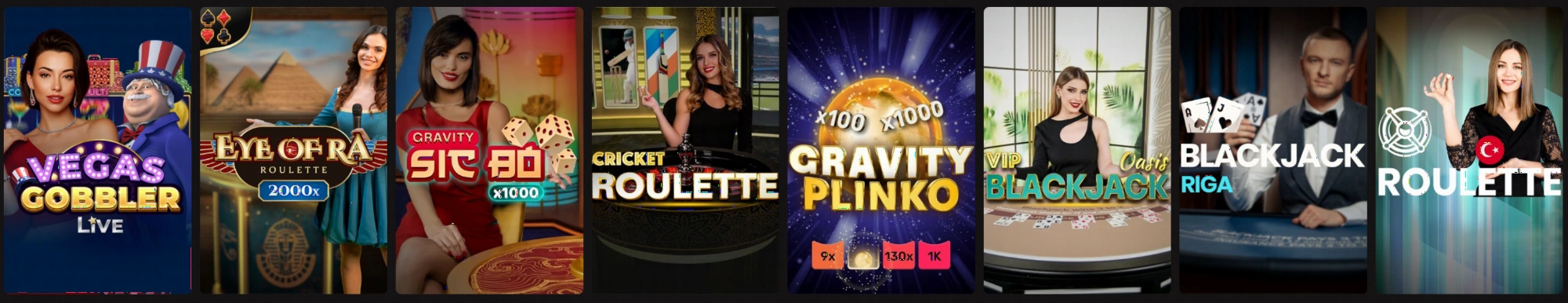 Live Casino FatBoss - tables avec croupiers en direct